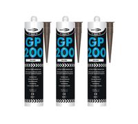 Bond it Bondit Gp200 Brown General Purpose Silicone Sealant 275Ml X 3