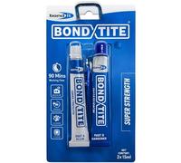 Bond It Bondtite Super Strength 2 Part Epoxy Adhesive (2×15ml) - Two Part Epoxy Adhesive with 90 Minute Working Time | High Strength Epoxy Adhesive for Metal, Glass, Ceramic, Wood & Plastic