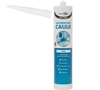 Bond It Caulk-Mate Acrylic Quick Dry 1 Hour Decorators Gap Crack Filler Cure Premium One Hour interior decorators filler EU4 (White)