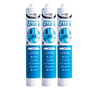 Bond It Caulk-Mate Decorators Filler - 3X White, 350Ml - Crack & Gap Filler Sealant Quick-Drying - Overpaintable 60-Minute Sealant