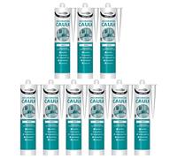 Bond It CAULK-MATE Decorators Filler - 9x White, 285ml | Crack Filler Sealant Quick-Drying - Overpaintable 60-Minute Caulk Filler Sealant for Cracks & Gaps | Ideal for Interior Walls - Wood & Plaster