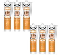 Bond It Cove-Mate Coving Adhesive - 6X White 285Ml - Solvent-Free - High-Strength Gap-Filling Adhesive Sealant - Premium Sealer