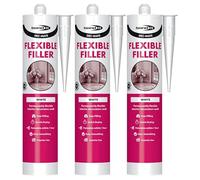 Bond It Dec Mate Decorators Caulk Flexible Filler White 310Ml Pack Of 3
