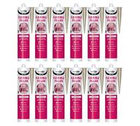 Bond It Dec-Mate Flexible Decorators Caulk - 12X Magnolia, 285Ml - Quick-Drying Interior Gap Filler - Sealant For Cracks & Joints