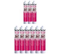 Bond It Dec-Mate Flexible Decorators Caulk - 9X White, 350Ml Eu4 - Quick-Drying Interior Gap Filler - Sealant For Cracks & Joints