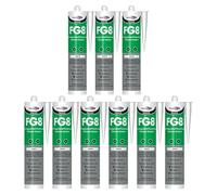 Bond It FG8 Food Grade Fungicidal Silicone Sealant - 9x White, 310ml | FDA Approved - Mould Resistant - Heat & Cold Stable | Waterproof Silicone for Food Machinery - Deep Freezers - & Kitchen Sealing