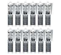 Bond It Flash-Mate Low Modulus Lead Silicone Sealant - 12X Grey, 285Ml - Silicone Sealant For Lead Flashing - Guttering & Cladding