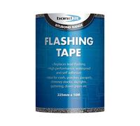 Bond-It Flashing Tape 225mm x 10Metres - Peel & Seal self-Adhesive Flashing Tape That's Weatherproof, Tough, Flexible & Easy to use. Great for roof Repairs! Choice of Widths & Lengths., Black, BDF005