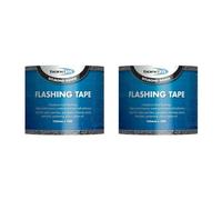 Bond It Flashing Tape, Black, 150mm x 10 Metres, Pack of 2