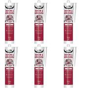 Bond it Frame Mate Door & Window Silicone Sealant White EU3, 310ml BDFMWH (Pack of 6)