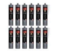 Bond It Gbx Sealant & Adhesive - 12X White. 290Ml - Next Gen Stp Hybrid High Grab Adhesive - Multi-Purpose Waterproof Sealant
