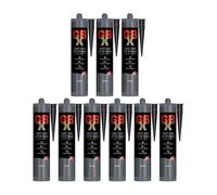 Bond It Gbx Sealant & Adhesive - 9X Black, 290Ml - Next Gen Stp Hybrid High Grab Adhesive - Multi-Purpose Waterproof Sealant