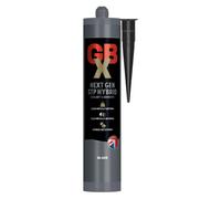 Bond It Gbx Sealant & Adhesive - Black, 290Ml - Next Gen Stp Hybrid High Grab Adhesive - Multi-Purpose Waterproof Sealant
