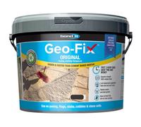 Bond It Geo-Fix Original Paving Slab Jointing Compound Tub Cobbles - Geo-Fix Original Joint-Fill Paving Compound - Grey, 14Kg