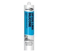 Bond It Gp200 General-Purpose Silicone Sealant - Grey, 275Ml - Fast-Setting, Mould-Resistant & Flexible Silicone Sealant