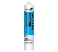 Bond It GP200 General-Purpose Silicone Sealant - Grey, 275ml | Premium Silicone Fast-Setting - Mould-Resistant - Flexible | Sealant for Home - Kitchens - Bathrooms - Showers - & DIY Projects