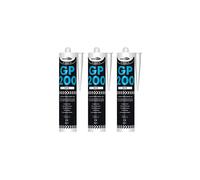 Bond it GP200 General Purpose Silicone White x 3