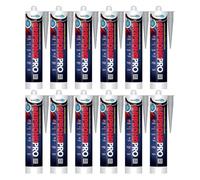 Bond It Gripbond Pro Super Strong Advanced Hybrid Adhesive & Sealant - 12X Grey, 310Ml - Odourless - High-Modulus - Non-Shrinking