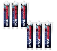Bond It Gripbond Pro Super Strong Advanced Hybrid Adhesive & Sealant - 6X Clear, 310Ml - Odourless - High-Modulus - Non-Shrinking