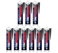 Bond It Gripbond Pro Super Strong Advanced Hybrid Adhesive & Sealant - 9x Black, 300ml | Odourless - High-Modulus - Non-Shrinking - Rapid Curing | Over-Paintable - Moist Surface Adhesion Sealant