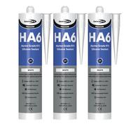 Bond It Ha6 High Modulus Marine Silicone Sealant - 3X White, 310Ml - Waterproof - Aquarium-Safe, Uv & Saltwater Resistant