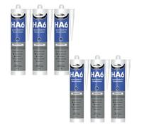 Bond It Ha6 High Modulus Marine Silicone Sealant - 6X Translucent, 310Ml - Waterproof - Aquarium-Safe, Uv & Saltwater Resistant