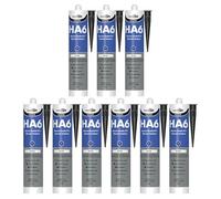 Bond It HA6 High Modulus Marine Silicone Sealant - 9x Black, 310ml | Aquarium-Safe - UV & Saltwater Resistant - Waterproof - Flexible | Ideal Sealant for Glass - Gaskets - & High Movement Joints