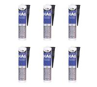 Bond It Ha6 Marine Grade Silicone Sealant Blalck 310Ml - Pack Of 6