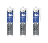 Bond It Ha6 Silicone Rubber Sealant Seals Translucent 310Ml - Pack Of 3