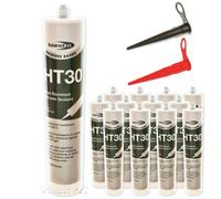 Bond-It HT30 Heat Resistant Silicone High Temp Sealant (12 Pack) - Black