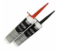 Bond It HT30 High Temperature Heat Resistant 300° Silicone Sealant Adhesive New 1 Tube 310ml Acetic Curing w Non Sagging (Black)