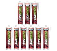 Bond It INCREDIBOND High Strength Grab Adhesive - 9x White, 310ml | Solvent-Free - Instant Grab | Fibre Reinforced Adhesive Silicone | Interior & Exterior Use - Heavy-Duty Construction Adhesive