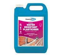Bond It Integral Water Resistant Plasticiser - 5L Pink | Premium Mortar & Render Additive | Waterproofing Plasticiser for Cement - Render - Screeds & Masonry | Improves Plasticity & Water Resistance