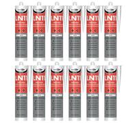 Bond It Ln11 Firescreen Silicone Sealant - 12X White, 310Ml - Fire Resistant Neutral Cure Silicone Sealant With 4-Hour Fire Rating