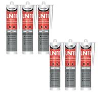 Bond It Ln11 Firescreen Silicone Sealant - 6X White, 310Ml - Fire Resistant Neutral Cure Silicone Sealant With 4-Hour Fire Rating
