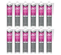 Bond It Ln7 Premium Low Modulus Neutral Cure Silicone - 12X White, 310Ml - Premium Grade Silicone - Versatile Silicone Sealant