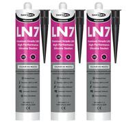 Bond It Ln7 Premium Low Modulus Neutral Cure Silicone - 3X Black, 310Ml - Premium Grade Silicone - Versatile Silicone Sealant