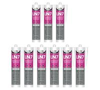 Bond It LN7 Premium Low Modulus Neutral Cure Silicone - 9x Translucent, 310ml | Premium Grade Silicone | Versatile Silicone Sealant for Glass - Metals - Plastics - & Construction Applications