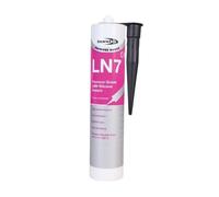 Bond It LN7 Premium Low Modulus Neutral Cure Waterproof Pure LMN Silicone Sealant 100% Pure Silicone Glass Ceramic Metal 310ml (Black)