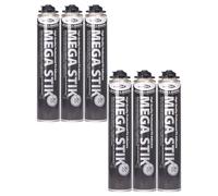Bond It MEGA STICK PU Foam Adhesive - 6x Beige, 750ml | Fast-Curing Polyurethane Foam Adhesive for Plasterboard, Insulation Boards, Floorboards & Roof Decking