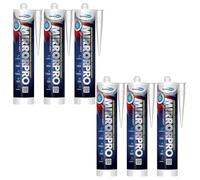 Bond It MIRROR PRO Hybrid Polymer Mirror Adhesive - 6x White, 285ml | High Strength Adhesive Solvent-Free - Non-Corrosive - Quick Cure | Interior Use Adhesive Silicone for Mirrors - Glass - Ceramics