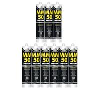 Bond It MM50 Sanitary Sealant - 9x Jasmine, 310ml | High Performance Silicone for Bathrooms - Kitchens & Wet Rooms | Waterproof - Flexible Silicone Sealant | Ideal for Sinks - Showers - Baths & Tiles