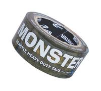 Bond It Monster High Strength Water Resistant Thread Tape - High Strength Water Resistant Tape - Black, 48mm X 11M Roll