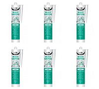 Bond It Multi-Mate Gp Multi Purpose Silicone Sealant Eu3 Black Bdmbl(N) (Pack Of 6)