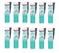Bond It Multi-Mate Gp Multi Purpose Silicone Sealant Eu3 Black (Pack Of 12)