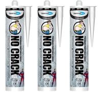 Bond It No Crack Caulk White 310ml (Pack of 3) | Paintable Acrylic Decorators Caulk & Flexible Sealant | Interior & Exterior Gap Filler for Skirting Boards, Walls, Ceilings & Window Frames