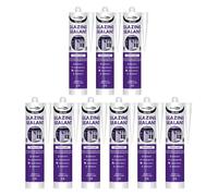 Bond It PRO-MATE Low Modulus Glazing Silicone - 9x Translucent, 310ml | Glazing Silicone Sealant Waterproof - Flexible - Weather-Resistant | Ideal Sealant for Doors - Windows & Building Maintenance