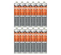 Bond It Pu18 High Strength Polyurethane Adhesive And Sealant - 12X Grey, 310Ml - Sealant Adhesive - Oil & Chemical Resistant