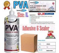 Bond It Pva Bond Adhesive Sealer All Purpose Primer Bonding Agent White Size 1L