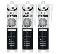 Bond It Rain-Mate All Weather Sealant - 3X Clear, 285Ml - Flexible - Waterproof & Weatherproof Roof Sealant - Excellent Adhesion